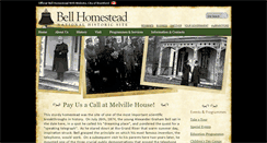 Desktop Screenshot of bellhomestead.ca